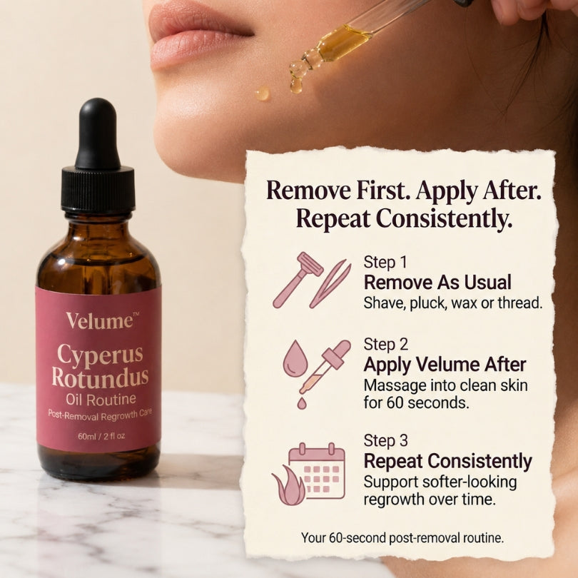 Cyperus Rotundus Oil Routine
